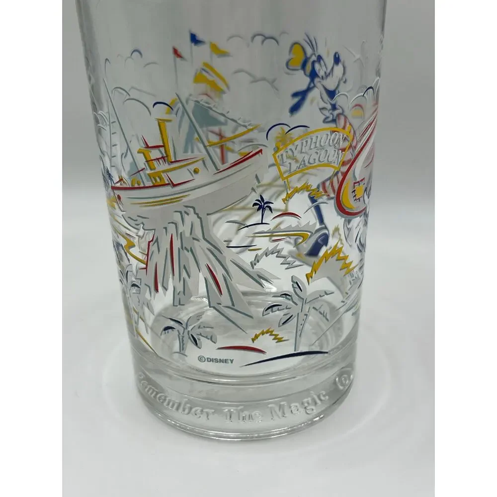 Vintage 1996 Disney WDW 25th Anniversary Mickey Goofy McDonald's Glasses Lot 4